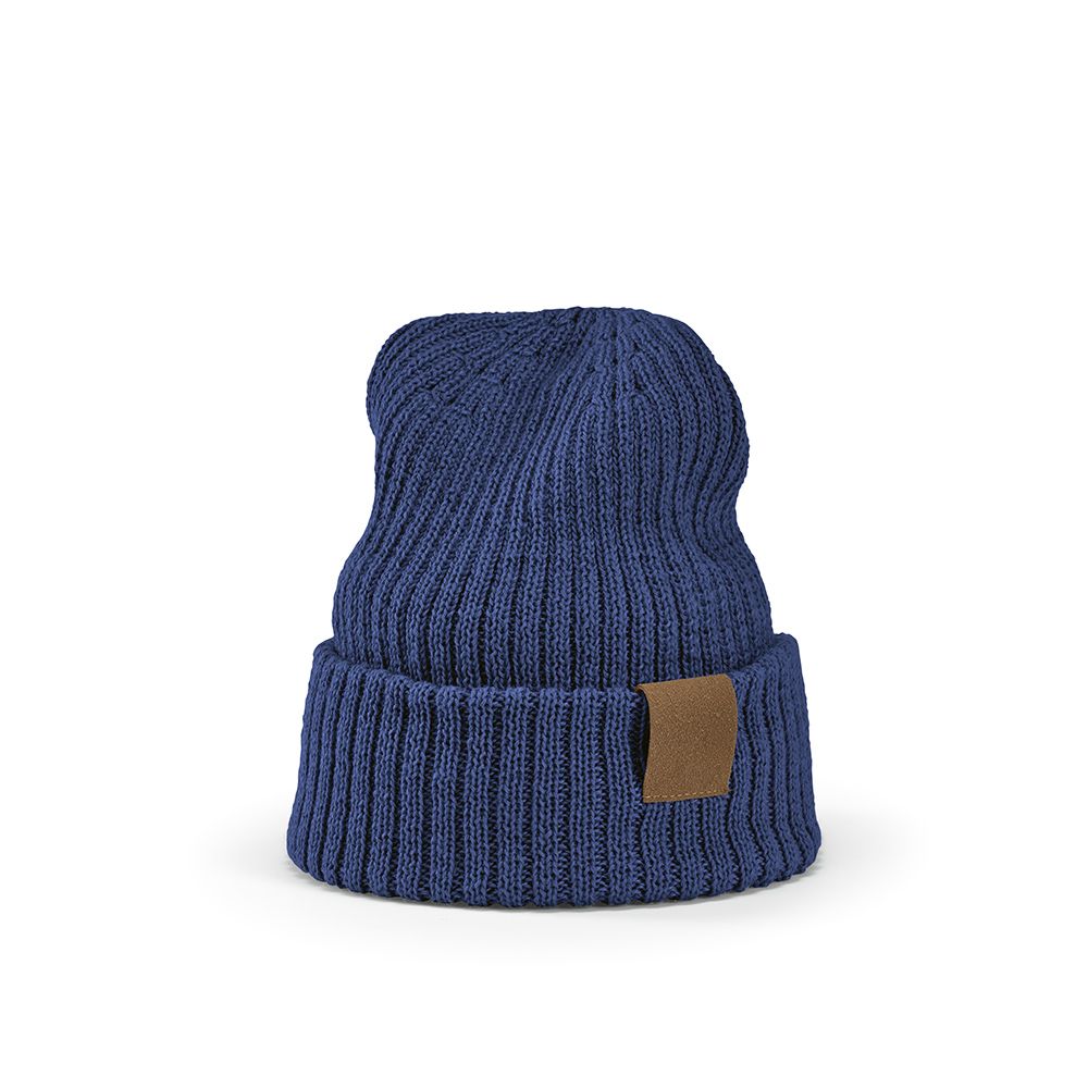 Picture of Cobain Beanie rPET and Wool. Customisable Patch