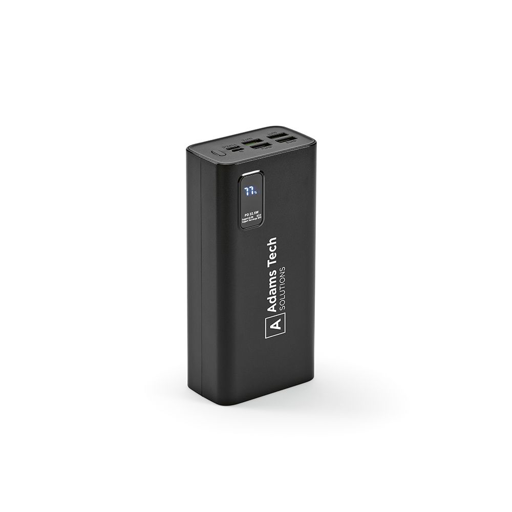 Picture of Hertz Powerbank rABS 30000mAh. LED display. 30W Charges laptop