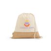 Picture of Denali Drawstring Bag rCotton 180gsm and Jute 275gsm