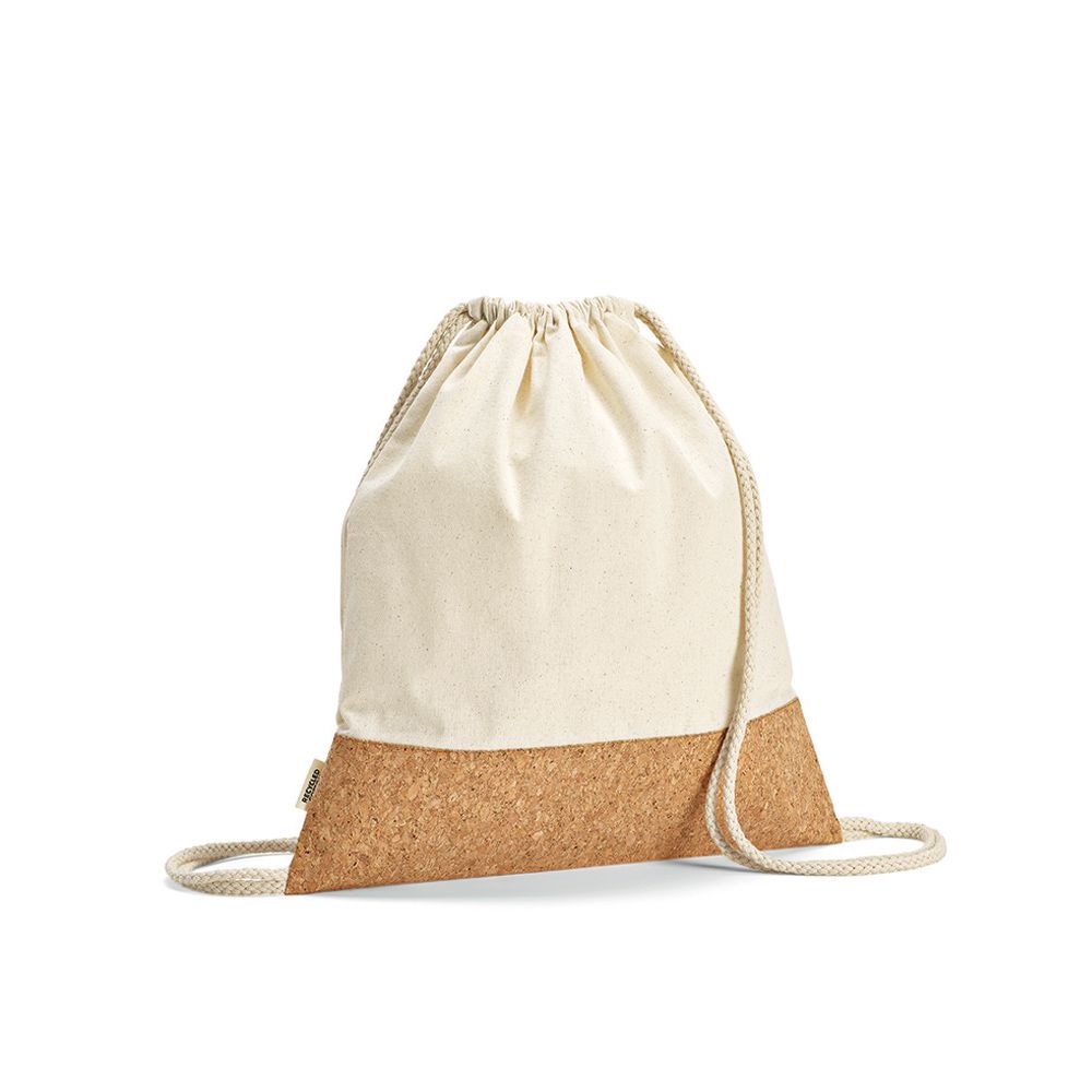 Picture of Orizaba Drawstring Bag rCotton 180gsm and Cork