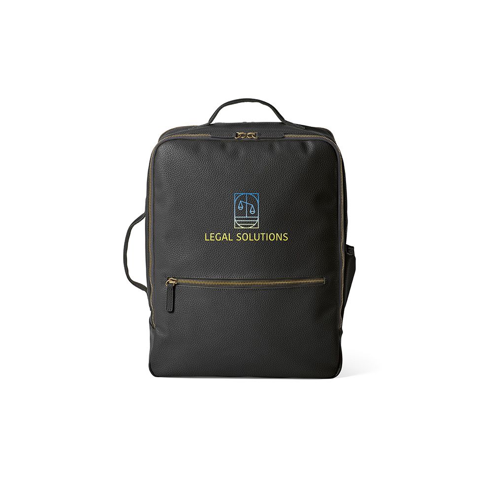 Picture of Paris Backpack 20L recycled Leather fits 17" laptop
