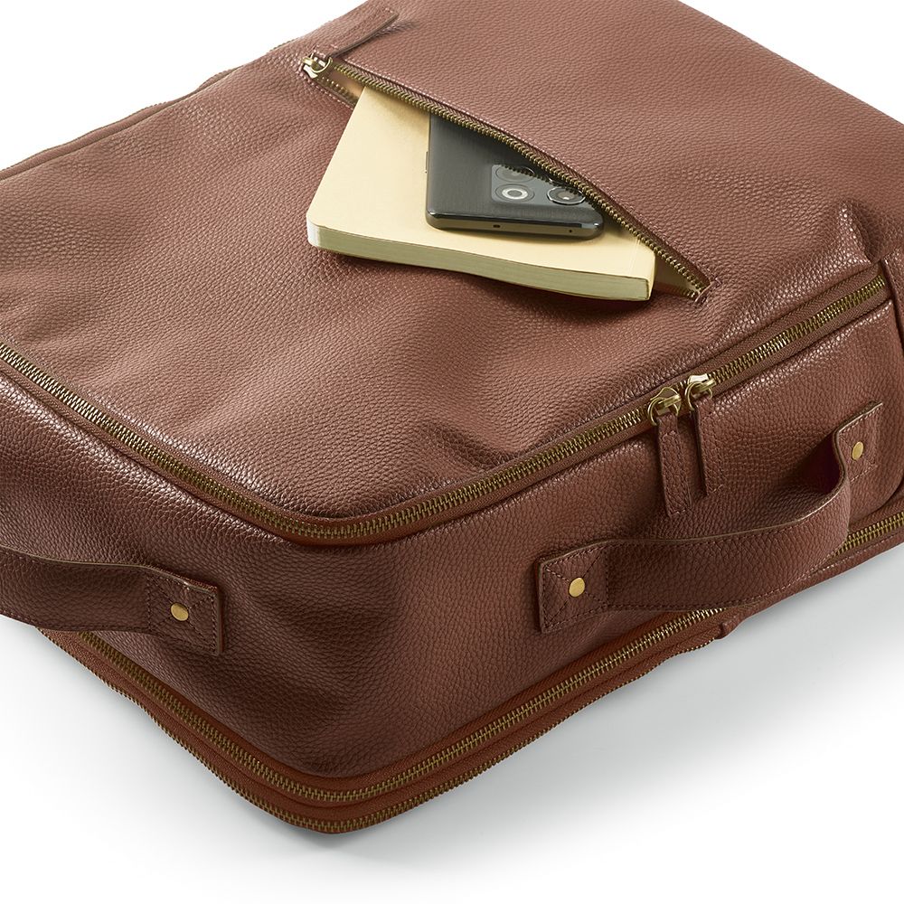 Picture of Paris Backpack 20L recycled Leather fits 17" laptop