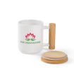 Picture of Douro Mug Ceramic, Bamboo lid and handle 380ml. Sublimation