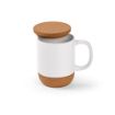 Picture of Ebro Mug Ceramic, Cork lid and base 380ml. Sublimation