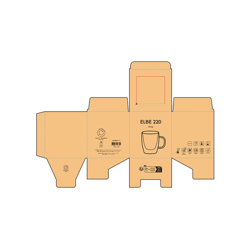 Picture of Elbe 220 Mug Borosilicate Glass 250ml
