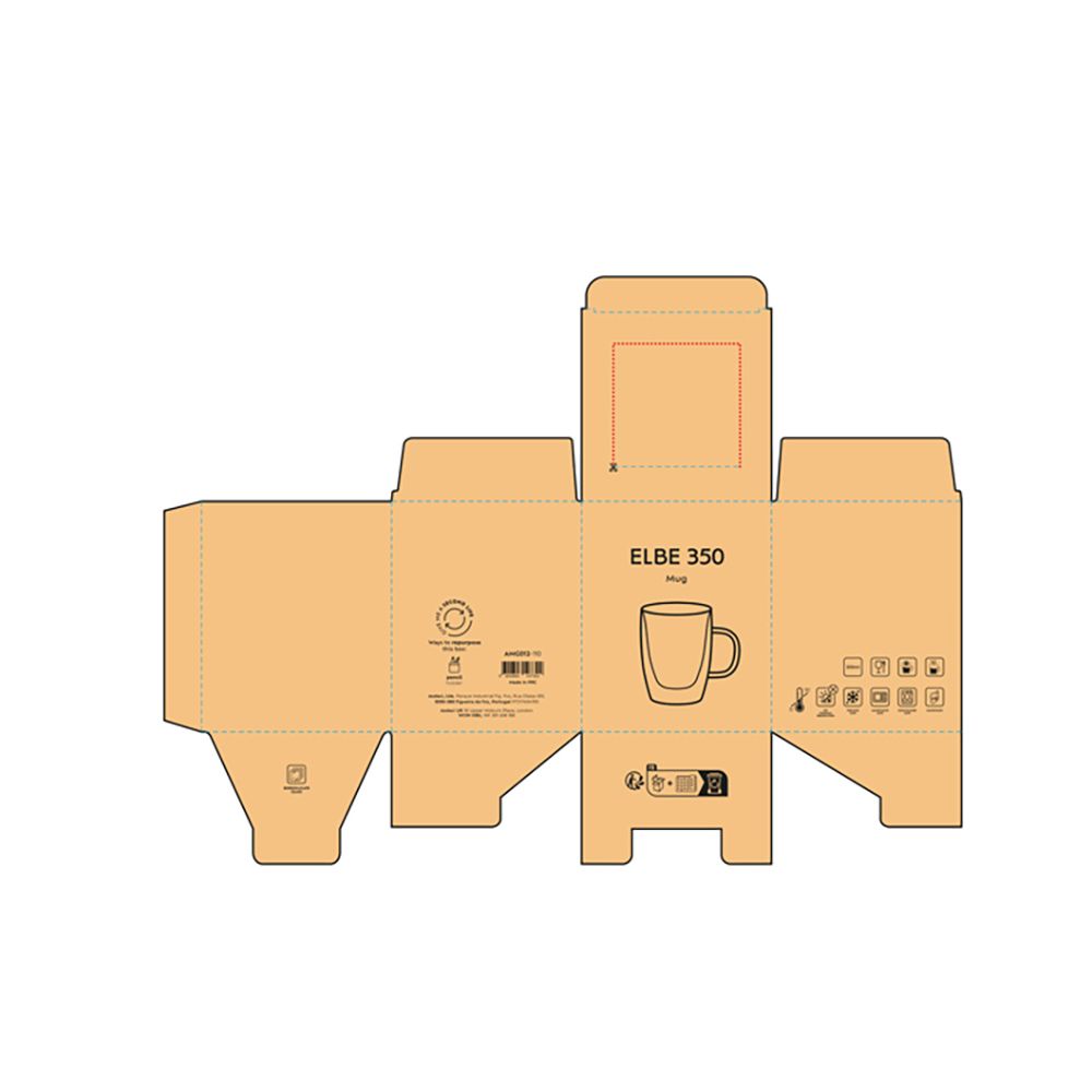 Picture of Elbe 350 Mug Borosilicate Glass 300ml