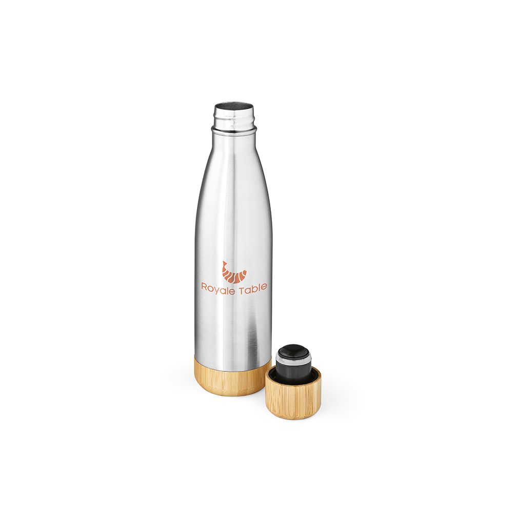 Picture of Congo Bottle rSS and Bamboo 780ml. Double wall and Leakproof