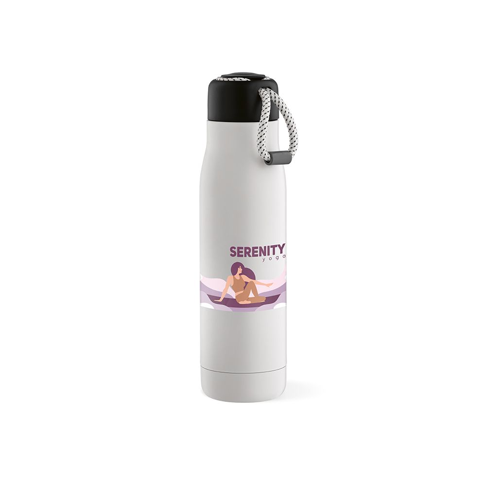 Picture of Lena Bottle rSS 570ml. Double wall and Leakproof. rPET handle