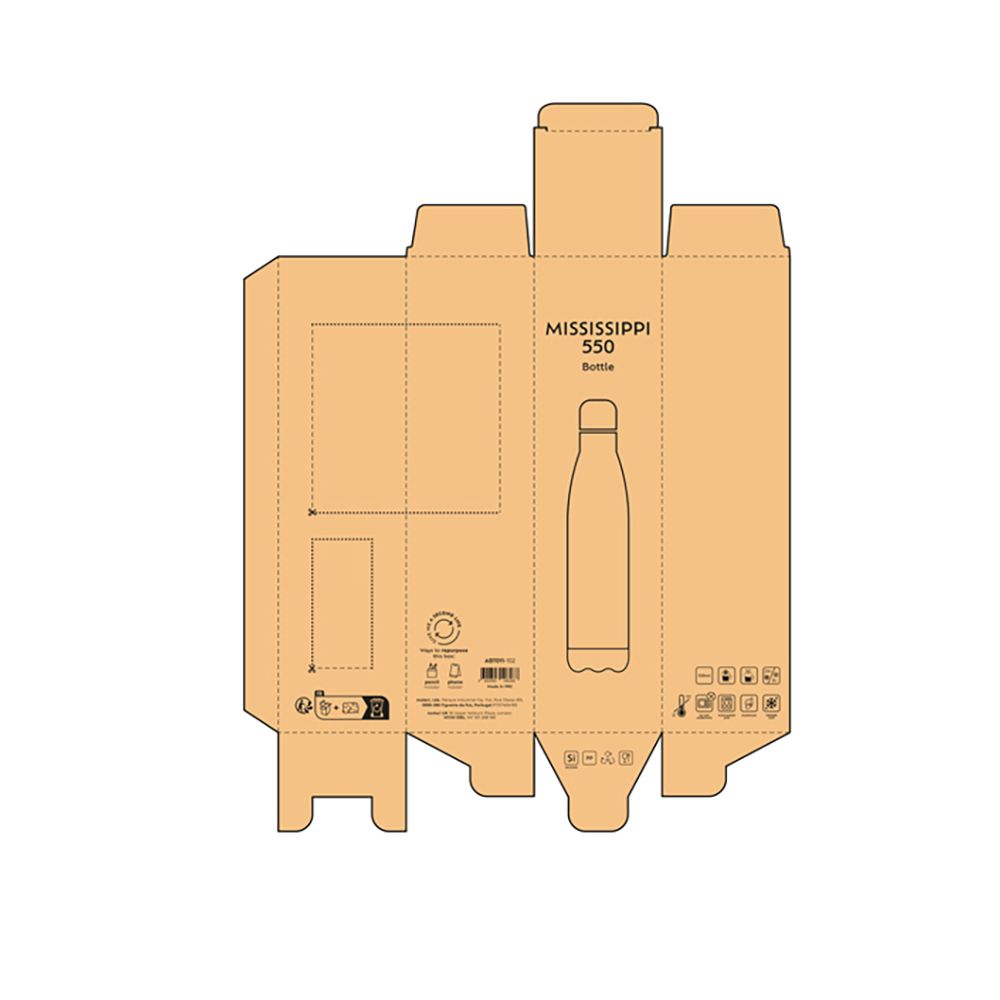 Picture of Mississippi 550 Bottle rSS 535ml. Double wall and Leakproof
