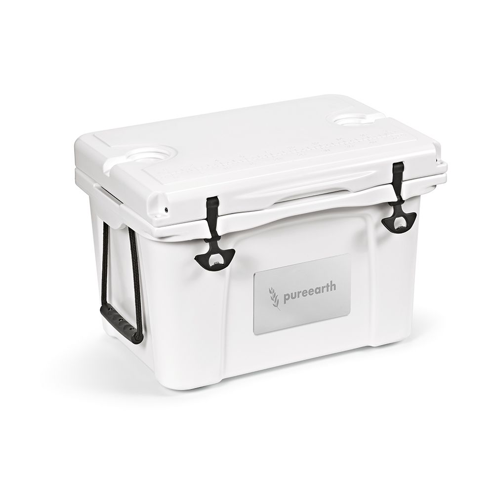 Picture of San Francisco Cooler 35L rPE with customisable metal plate.