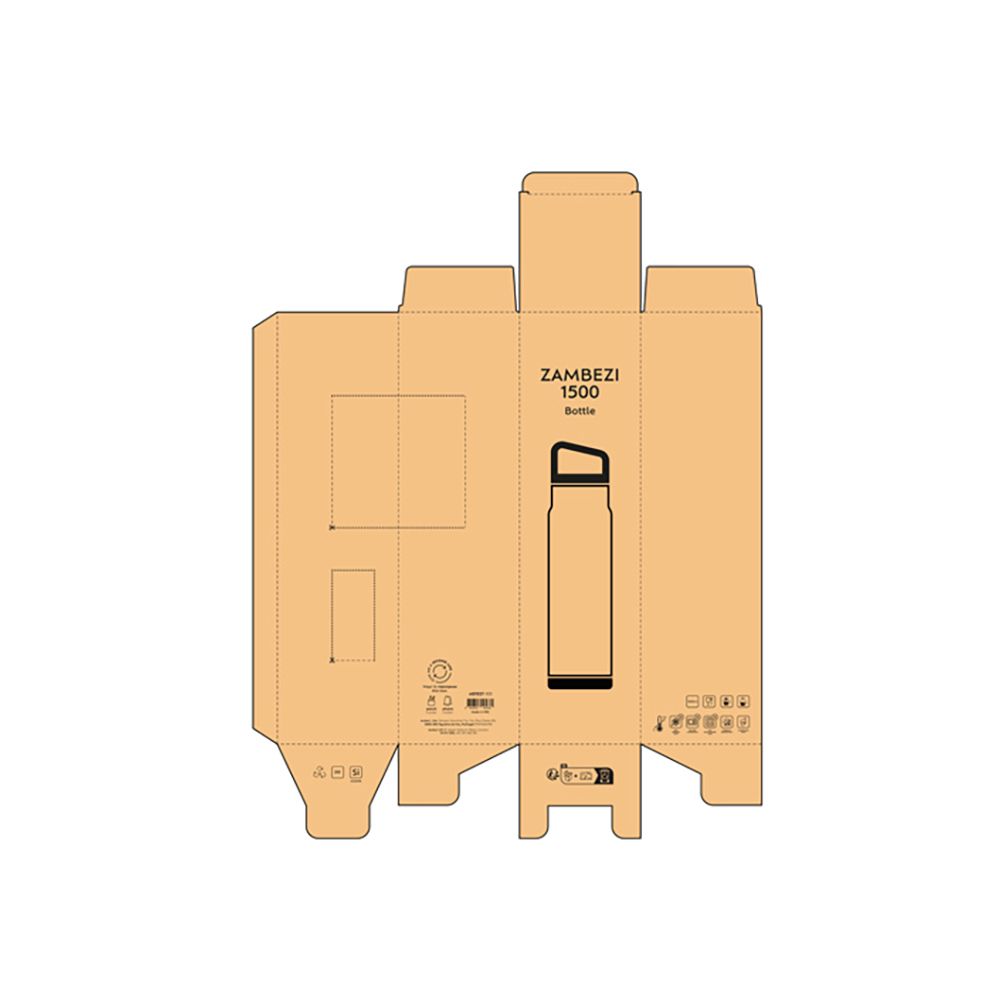 Picture of Zambezi 1500 Bottle rSS 1620ml. Double wall, Leakproof and Handle
