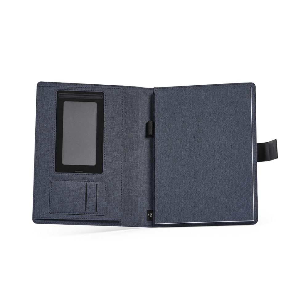 Picture of Tolstoy A4 Folder rPET. 64 FSC sheet notepad and rPU closure
