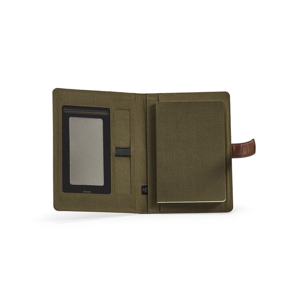Picture of Eliot A5 Folder rCotton. 64 FSC sheet notepad and rPU closure