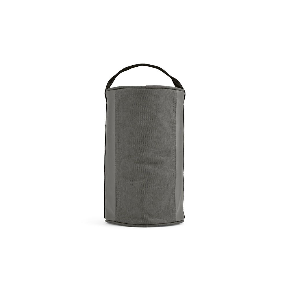 Picture of Riga Toiletry Bag 5.7L rPET. Barrel shaped with carry handle