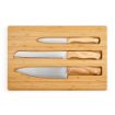Picture of Brancusi Board Bamboo with Kitchen Knives