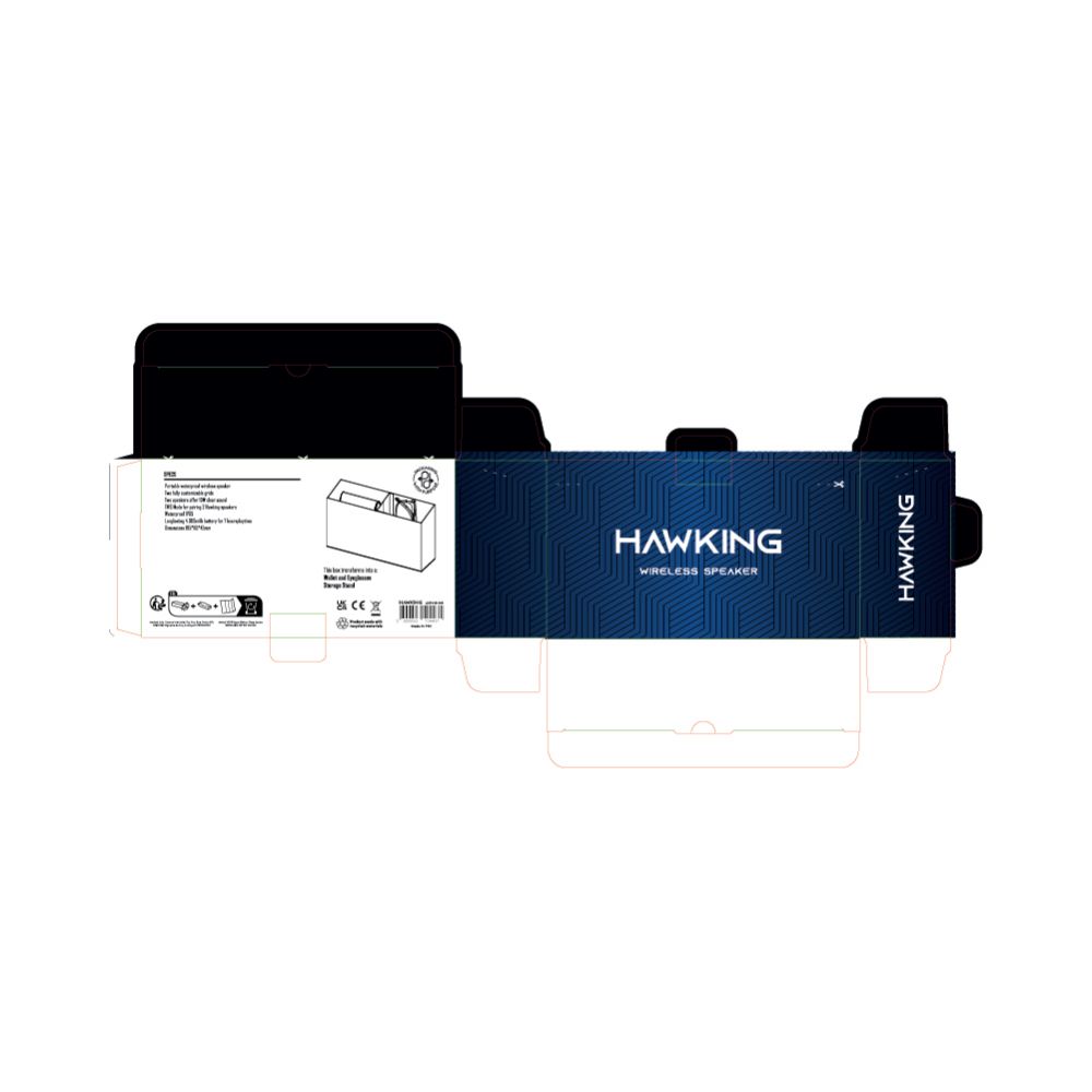 Picture of Hawking Speaker rABS 4000mAh. 4h playtime. IPX5 Waterproof