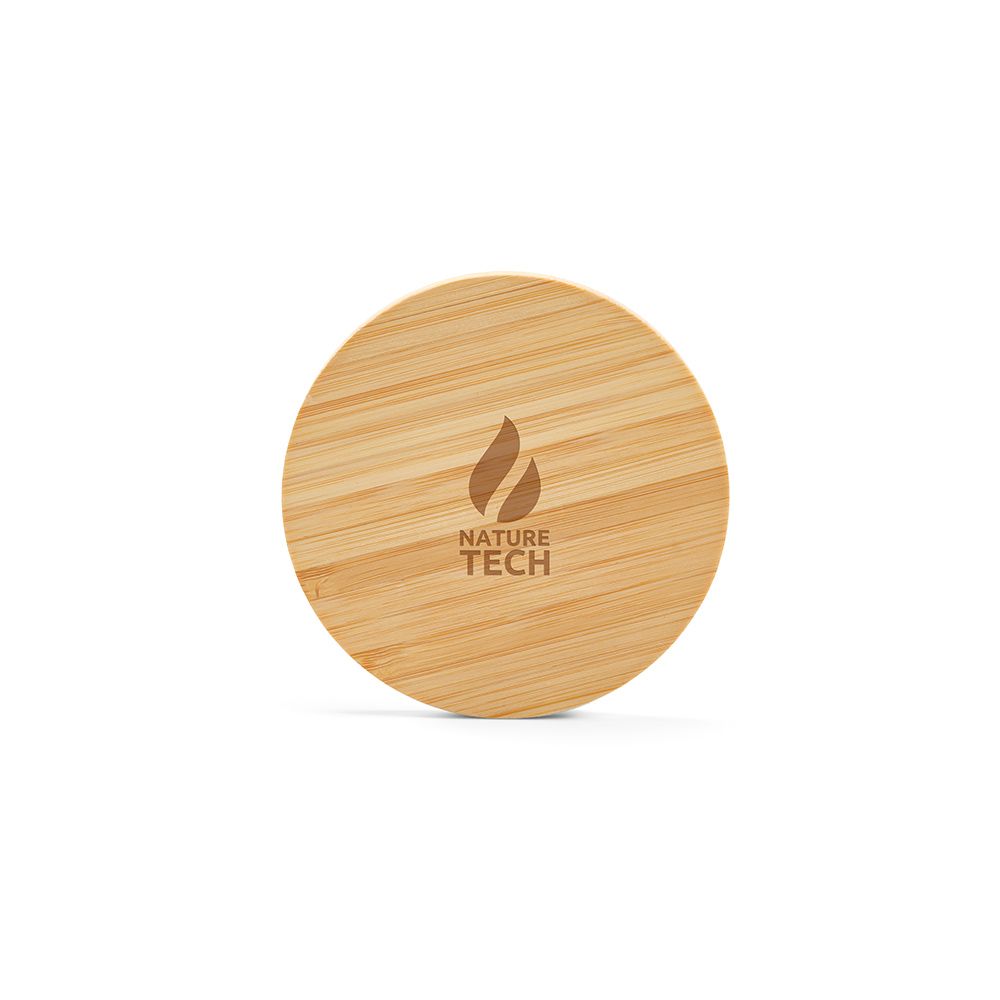 Picture of Kepler Wireless Charger Bamboo 15W. USB-C Port