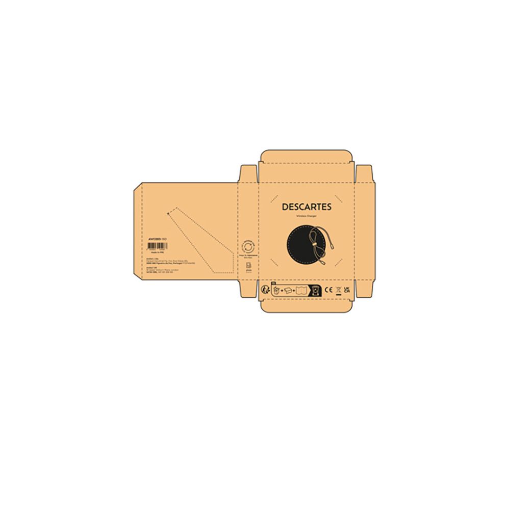Picture of Descartes Wireless Charger Cork 15W. USB-C Port
