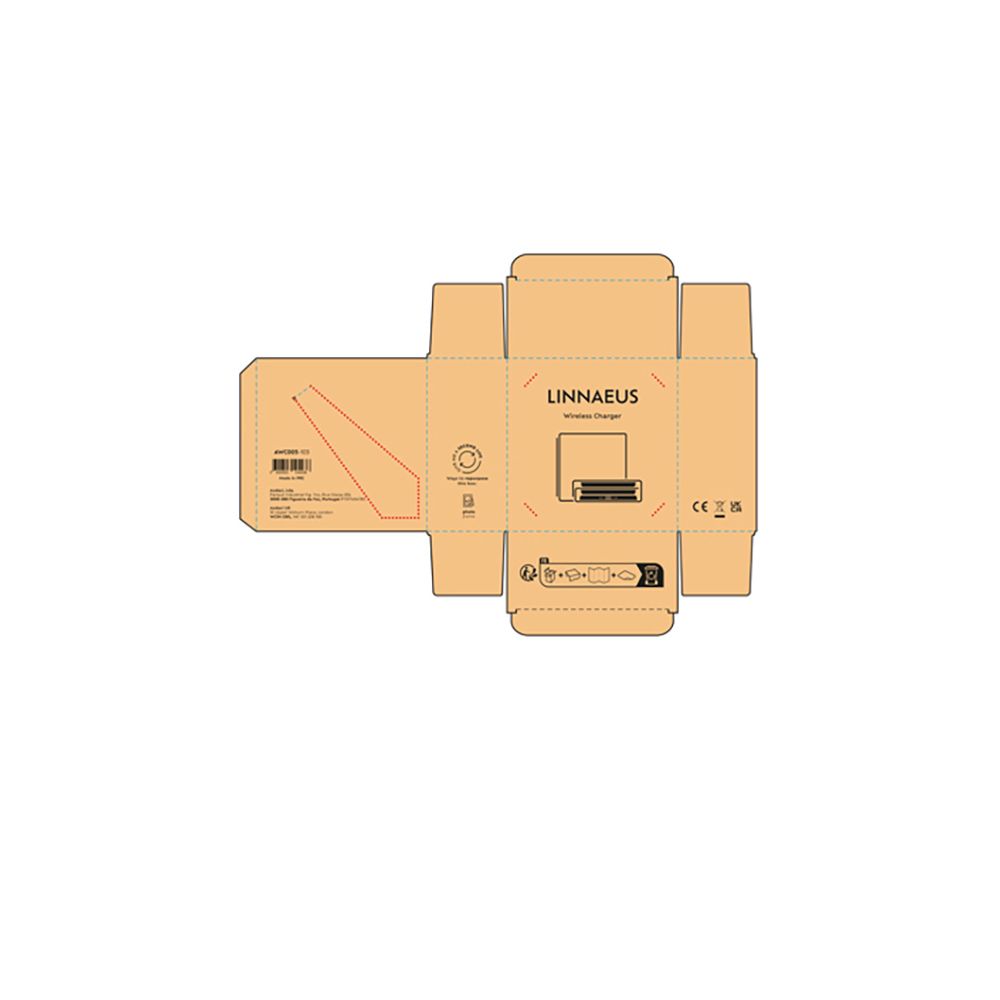 Picture of  Linnaeus 3-in-1 Wireless Charger rPU 15W. USB-C Port