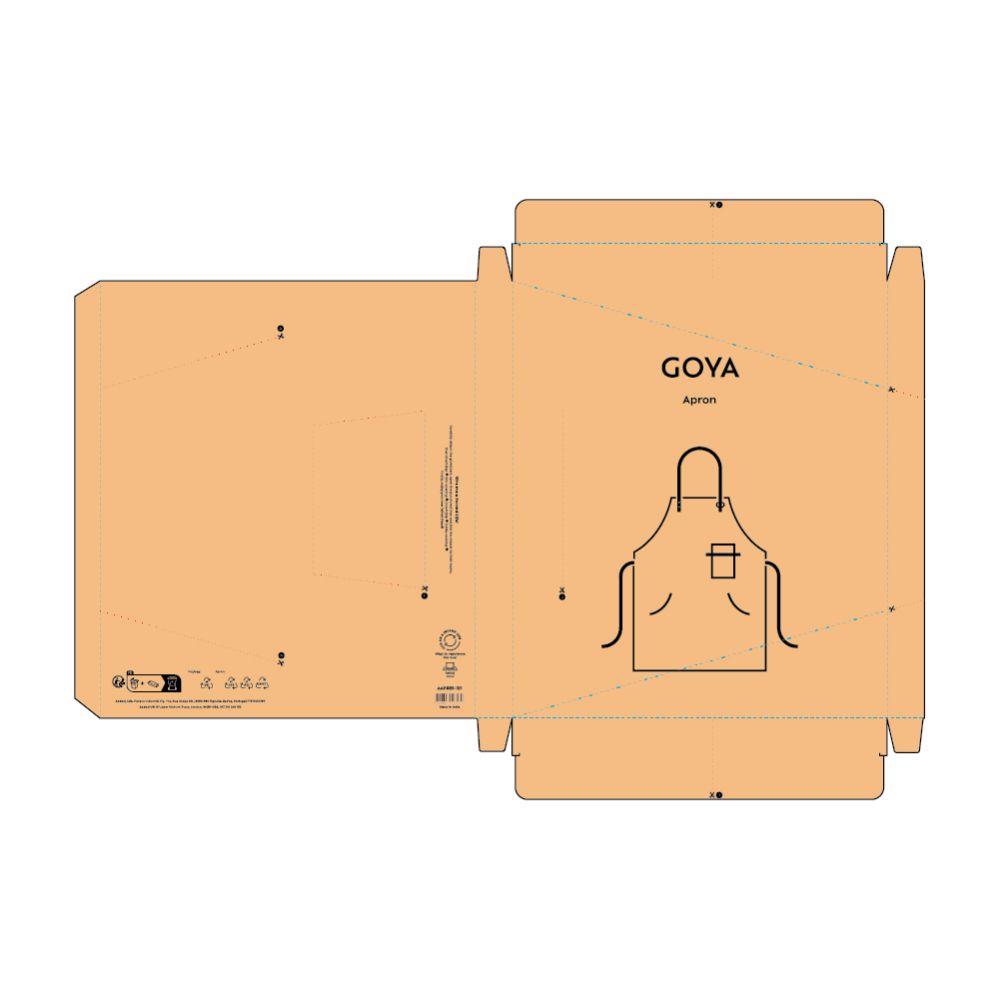 Picture of Goya Apron rCotton 300gsm and rPU details