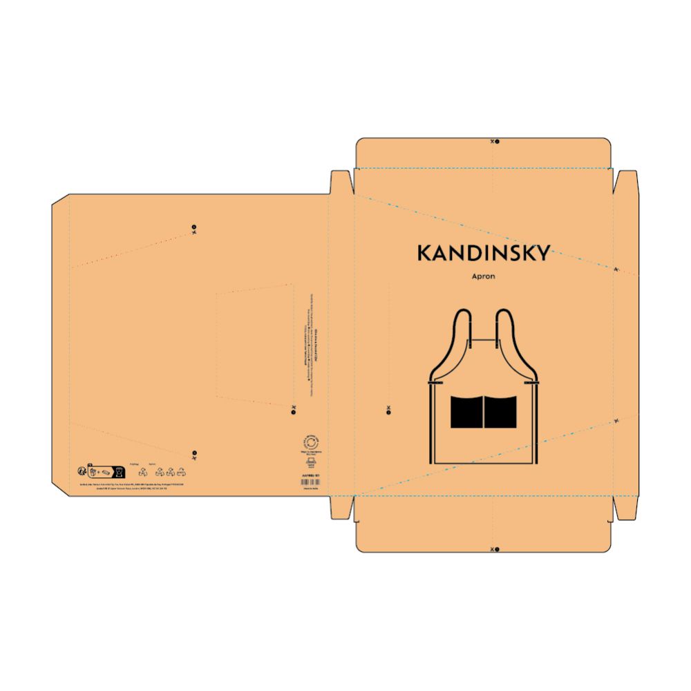 Picture of Kandinsky Apron rCotton 280gsm and rPU details