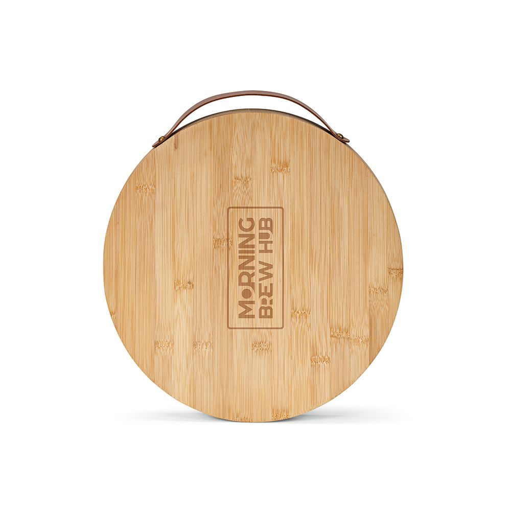 Picture of Duchamp Board Bamboo with Cheese Utensils
