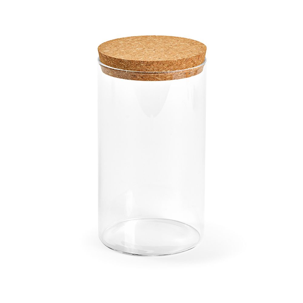 Picture of Magritte 1000 Canister Borosilicate Glass 1015ml. Cork lid