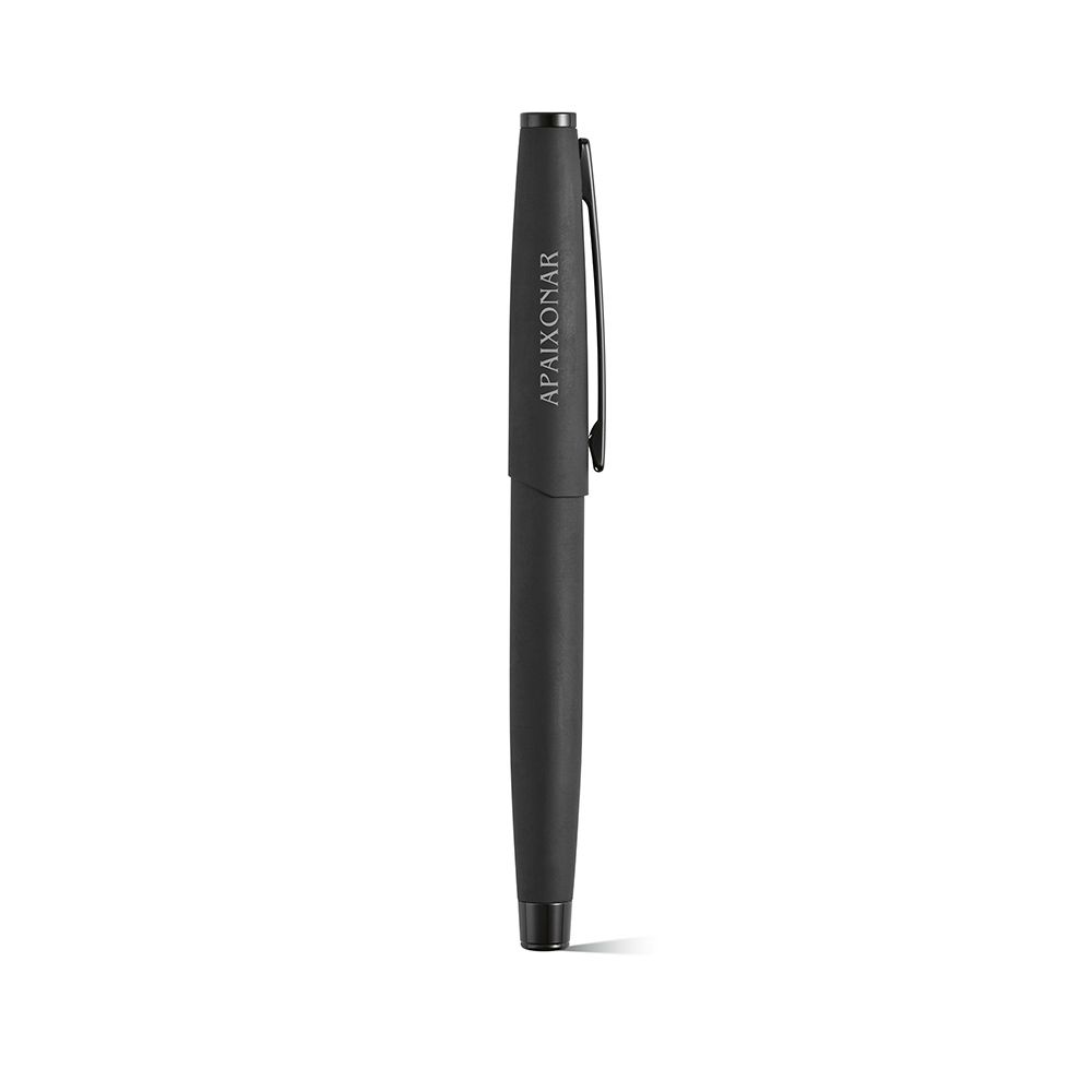 Picture of Dreiser Pen rStainless Steel. Black 1km Dokumental® ink