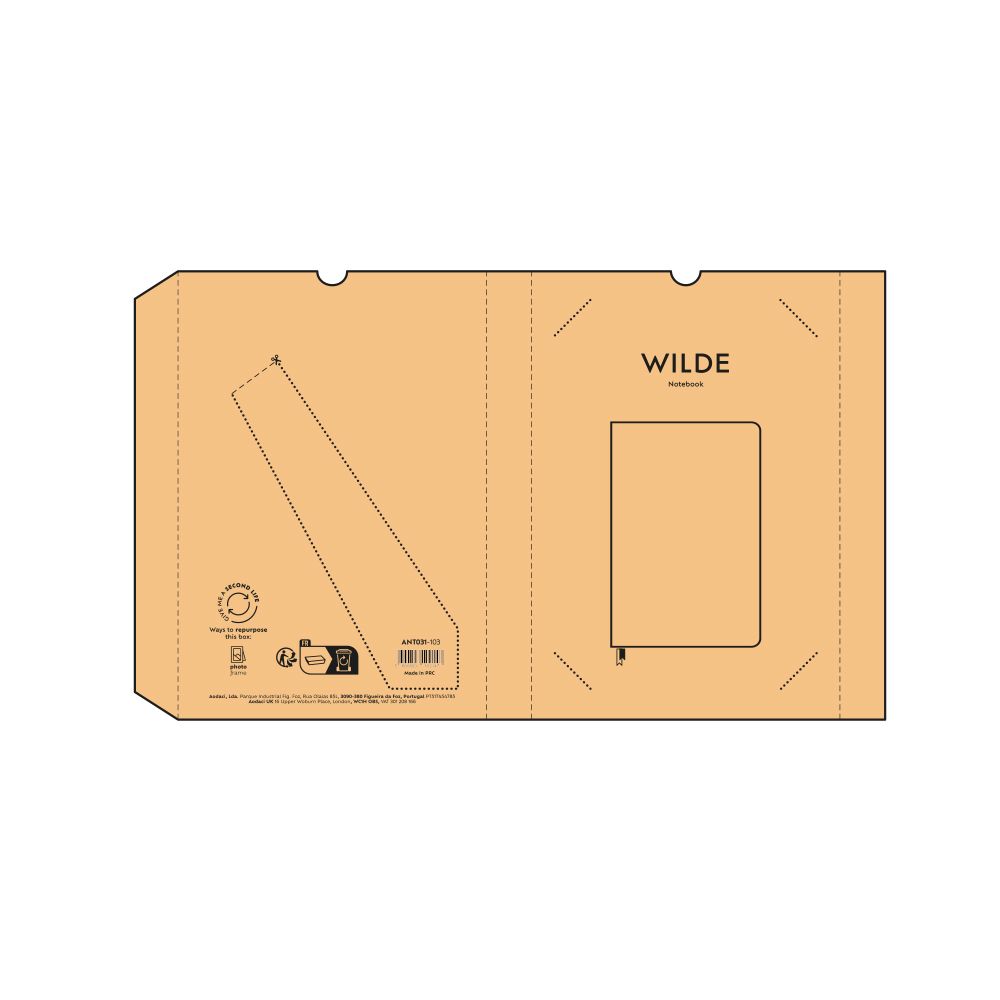 Picture of Wilde A5 Hardcover notebook rPU. 80gsm FSC 196 pages