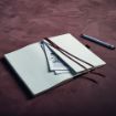 Picture of Steinbeck A5 Notebook Woodgrain cover. 70gsm FSC 196 pages