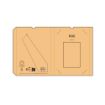 Picture of Poe A5 Notebook Flax cover. 80gsm recycled 196 pages
