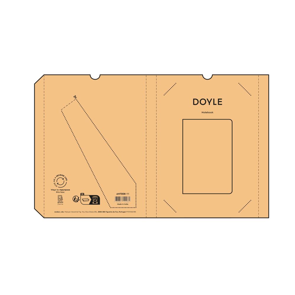 Picture of Doyle A5 Notebook Coffee Waste cover. 80gsm recycled 196 pages