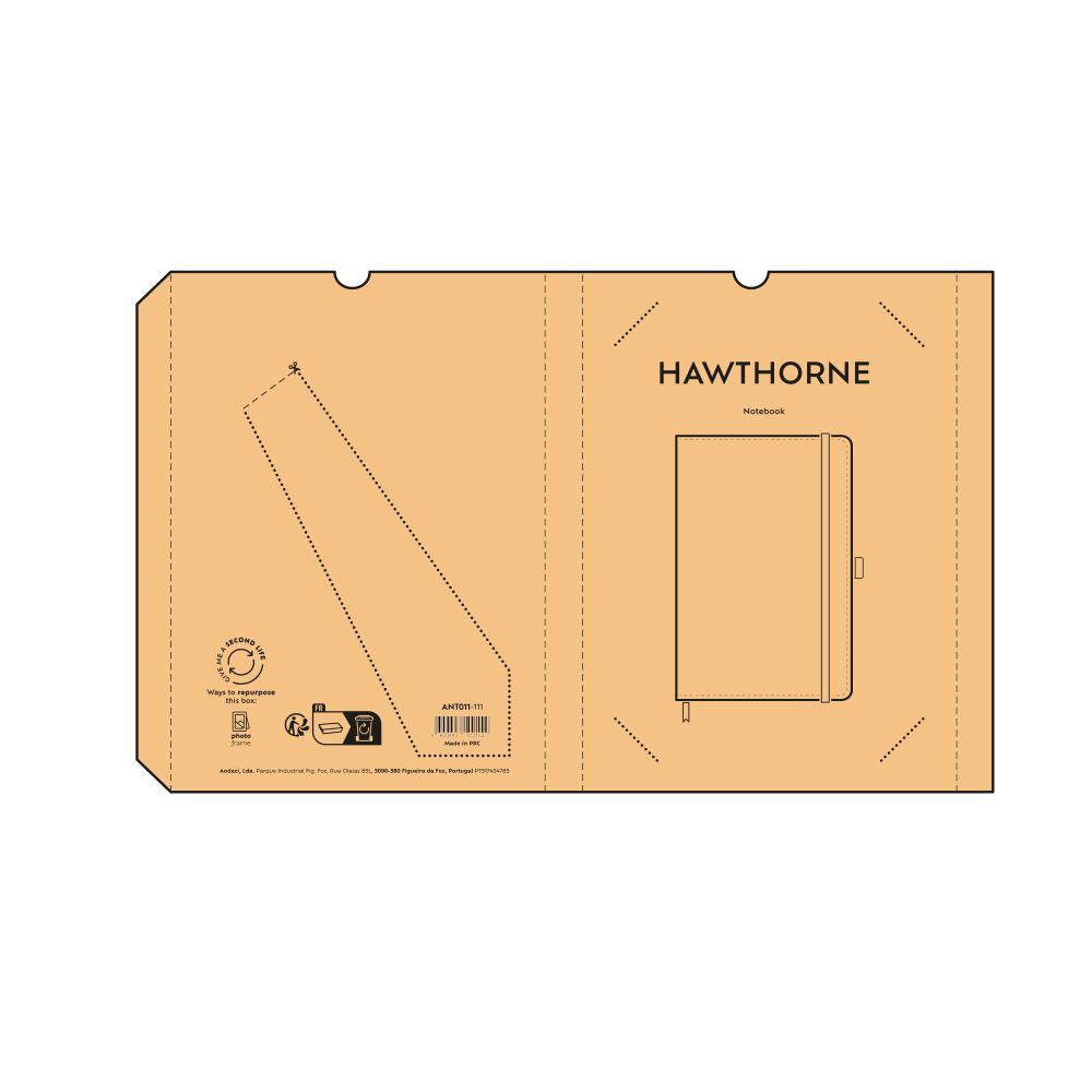 Picture of Howthorne A5 Notebook rPU cover. 70gsm FSC 196 pages