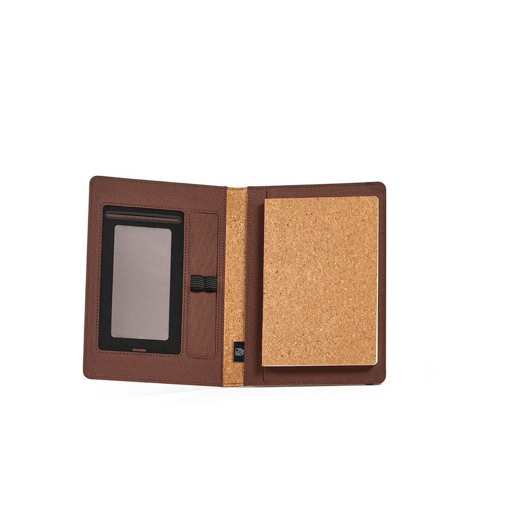 Picture of Kafka A5 Folder Cork. 64 FSC sheet notepad and elastic closure
