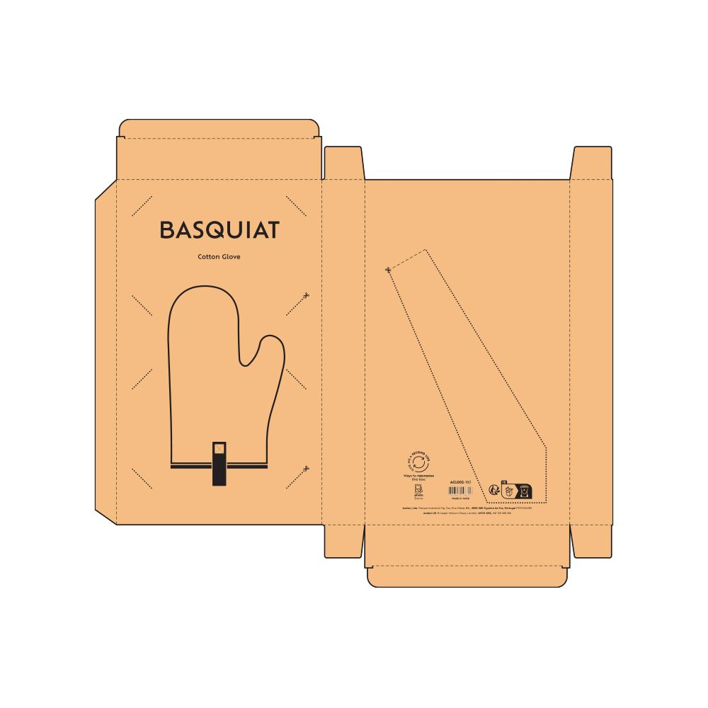 Picture of Basquiat Kitchen Glove rCotton 280gsm and rPU Details
