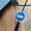 Picture of Asimov 5-in-1 Cable Bamboo and rPET. Backlit logo