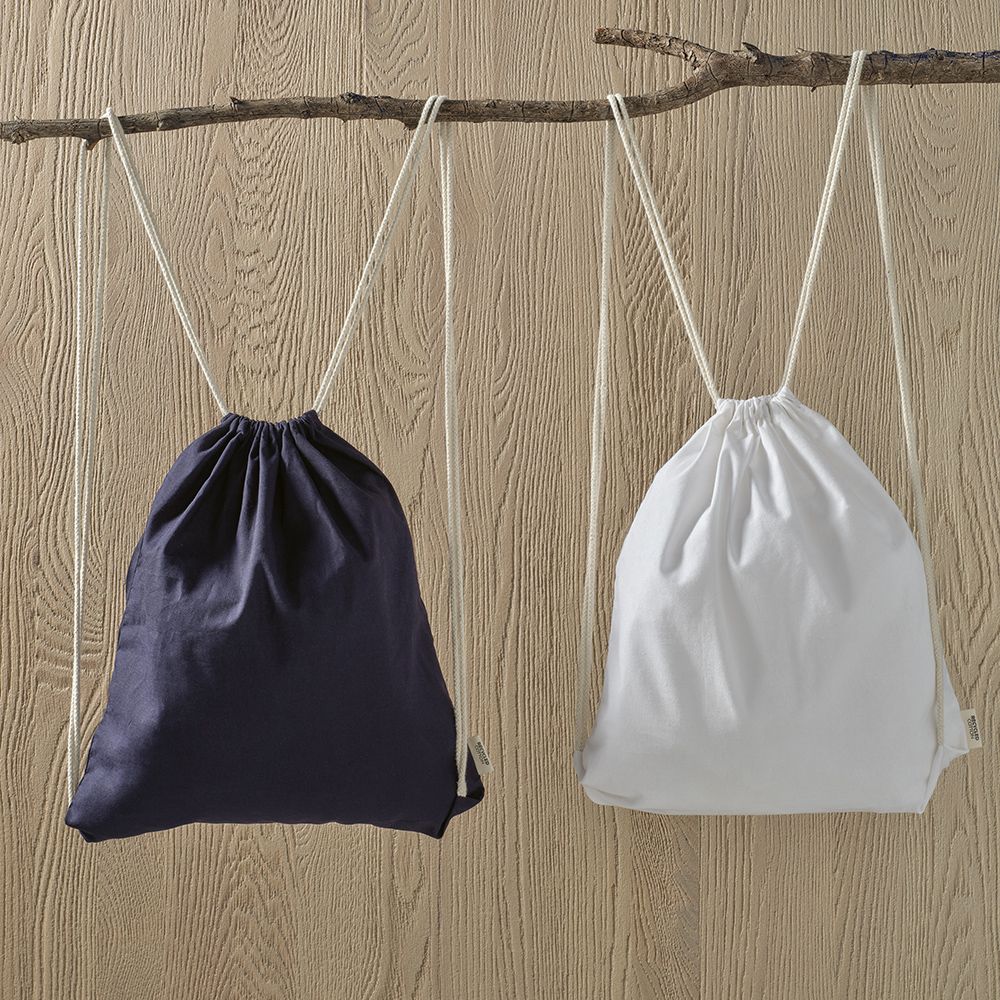 Picture of Lhotse Drawstring Bag rCotton 140gsm. rCotton Rope Straps