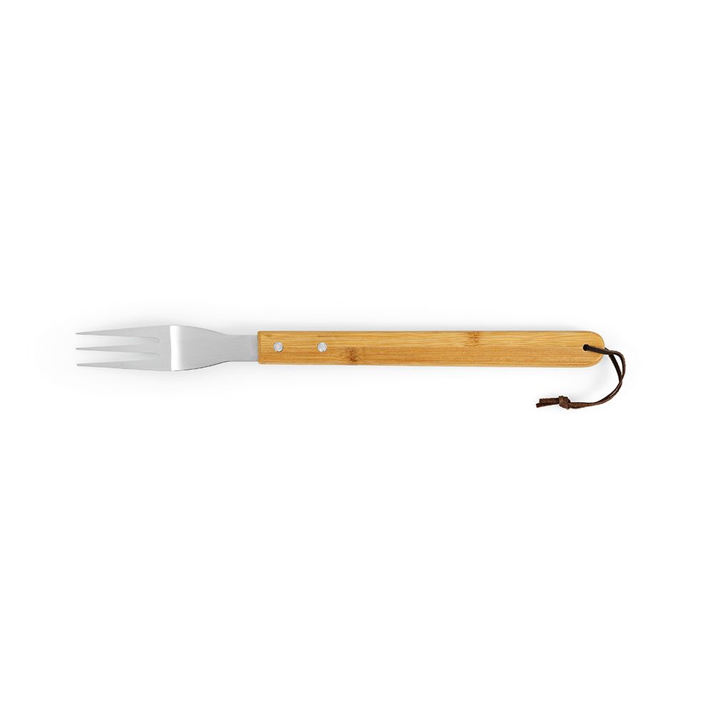 Picture of Turner Barbecue Set Bamboo. With Case, Tong, Fork & Spatula