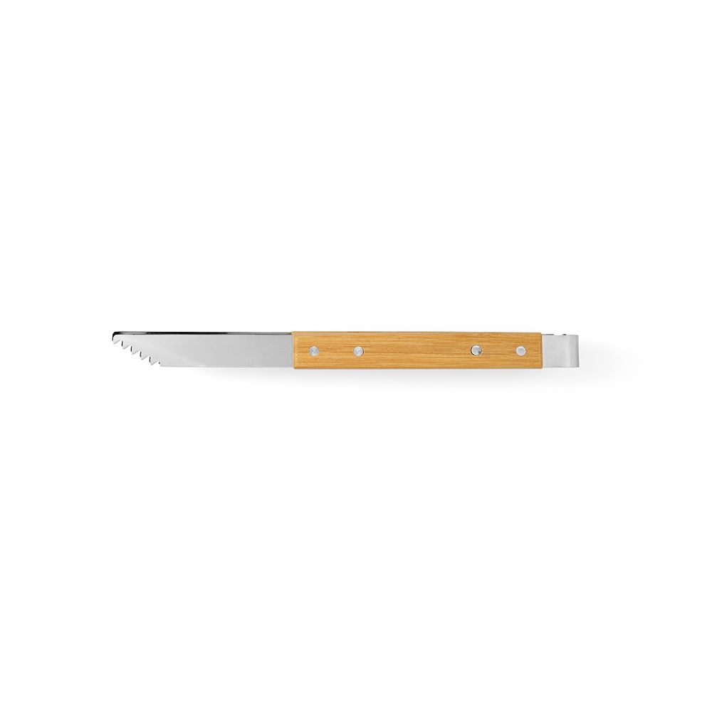 Picture of Turner Barbecue Set Bamboo. With Case, Tong, Fork & Spatula
