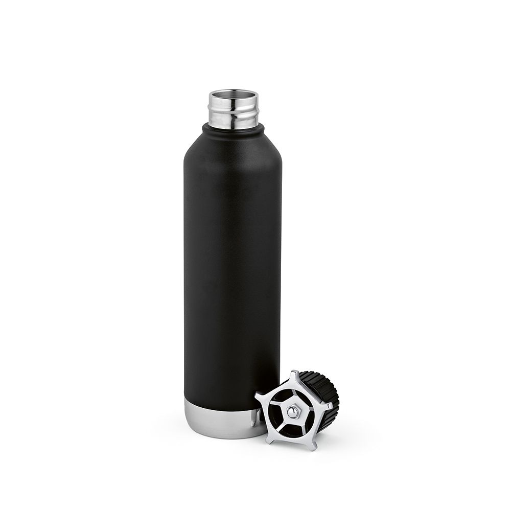 Picture of Spiglo Bottle rSS 780ml. Double wall and Leakproof. Wheel shaped lid