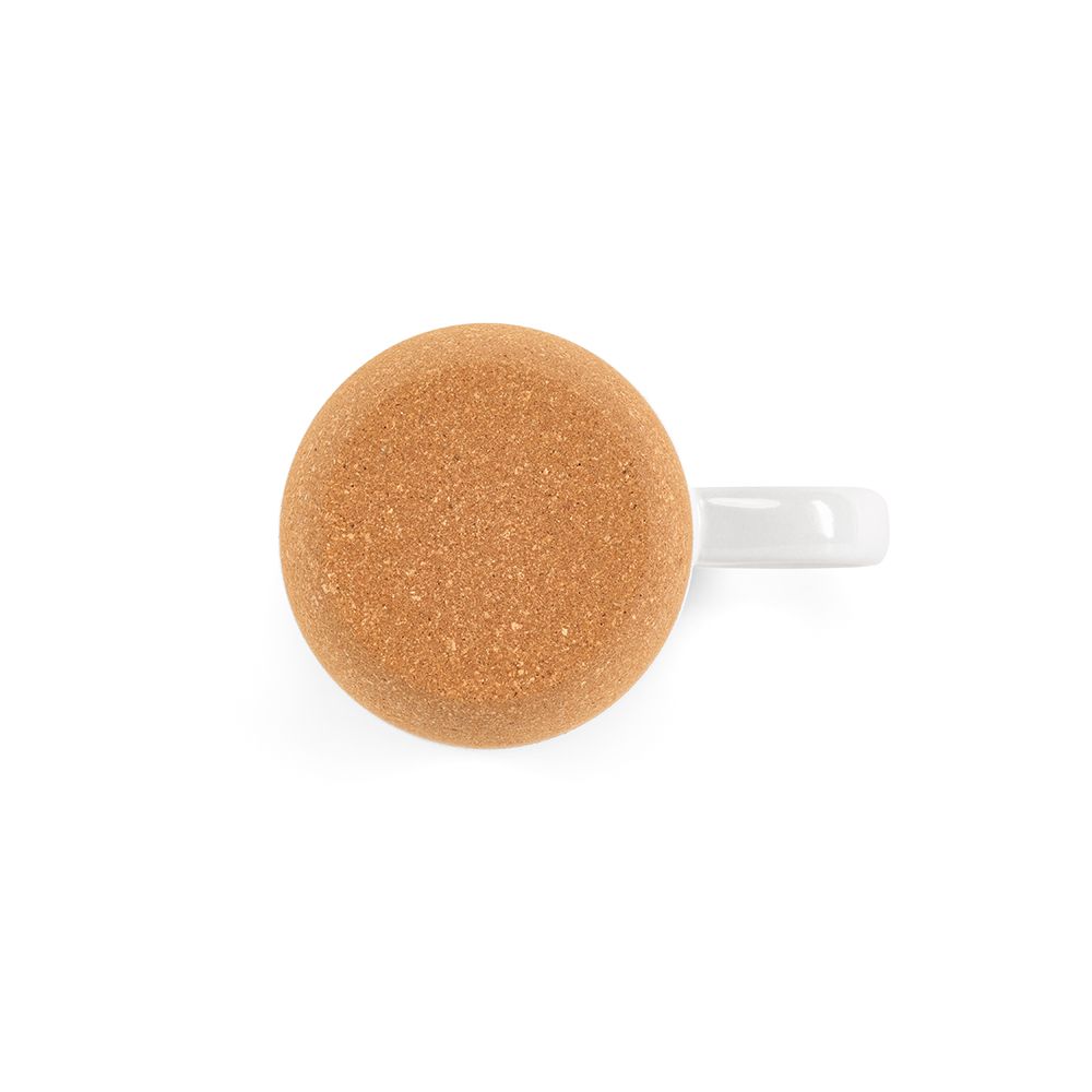 Picture of Ebro Mug Ceramic, Cork lid and base 380ml. Sublimation