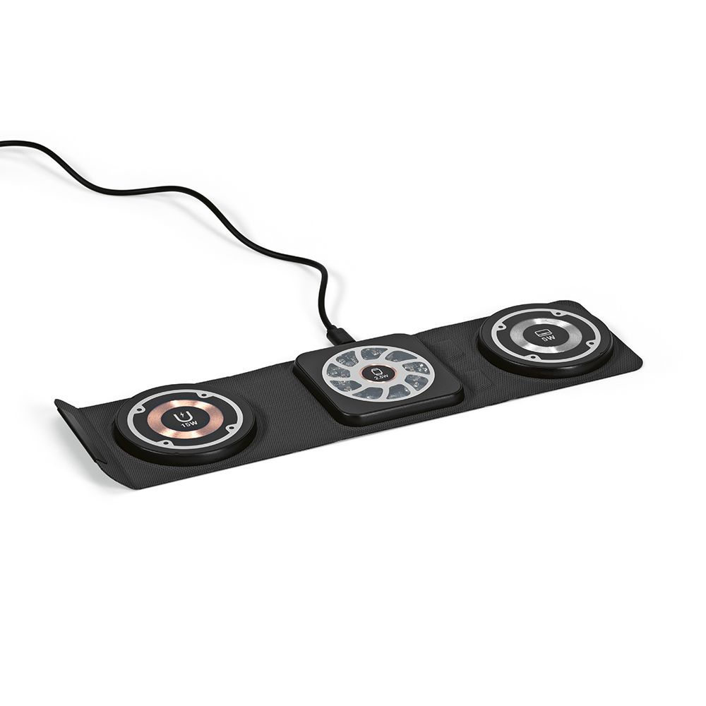 Picture of  Linnaeus 3-in-1 Wireless Charger rPU 15W. USB-C Port
