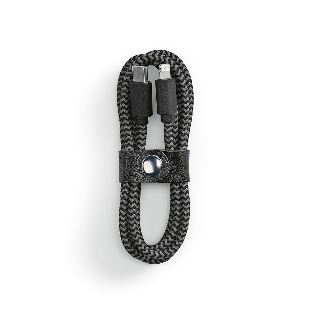 Picture of Ramanujan Cable rPET. 1m USB-C to Lightning. Fast Charge