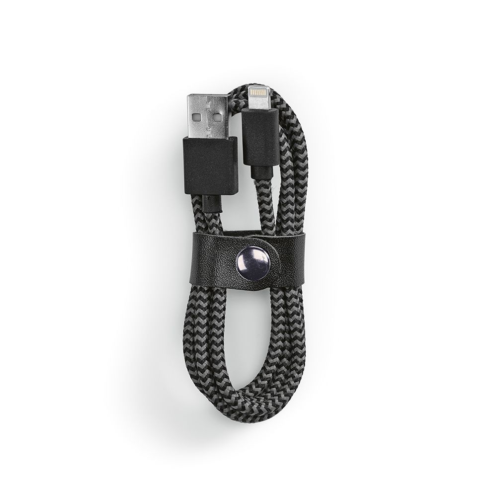 Picture of Bernoulli Cable rPET. 1m USB-A to Lightning. Fast Charge