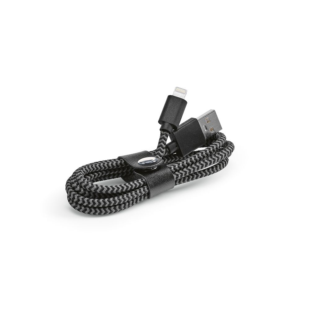 Picture of Bernoulli Cable rPET. 1m USB-A to Lightning. Fast Charge