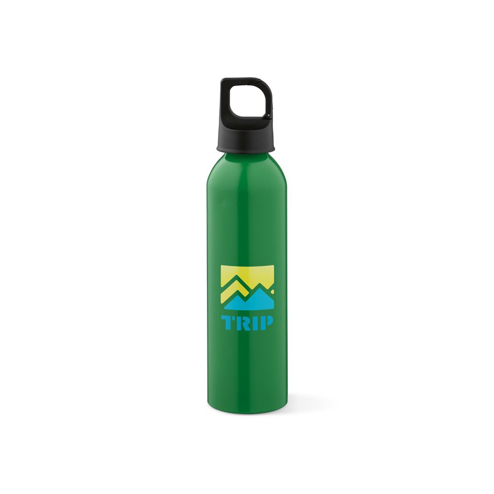 Picture of Mackenzie Bottle rAluminium 690ml. Leakproof and Carabiner lid