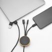 Picture of Feynman 5-in-1 Cable Bamboo and rPET. Backlit logo