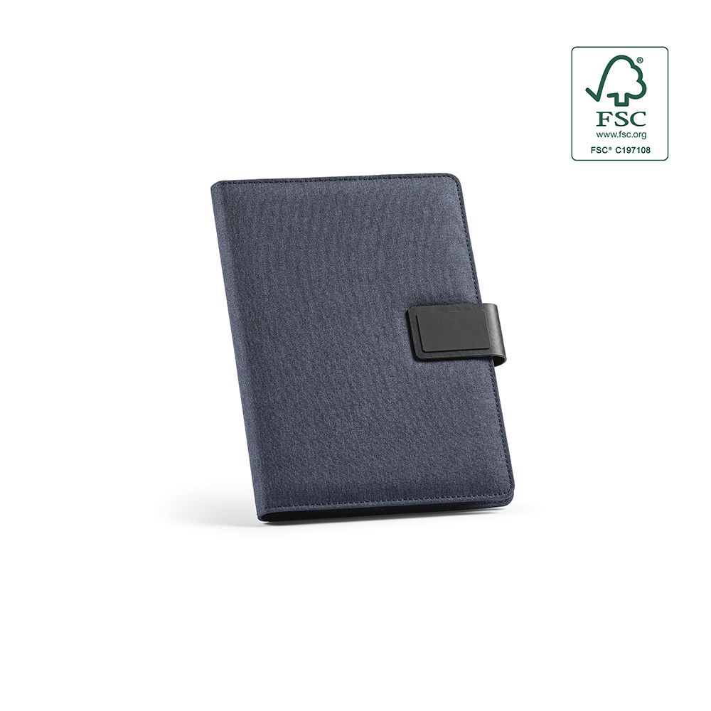 Picture of Tolstoy A5 Folder rPET. 64 FSC sheet notepad and rPU closure