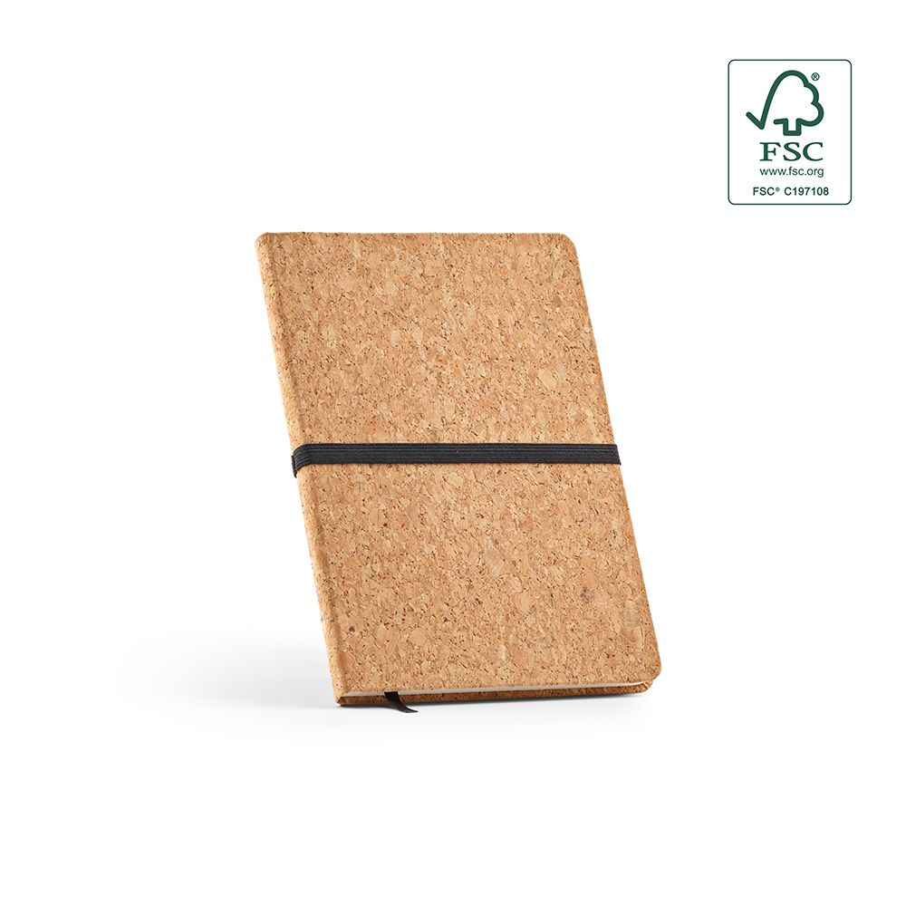 Picture of Goethe A5 Notebook Cork cover. 70gsm Recycled 196 pages 