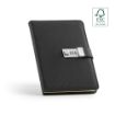 Picture of Melville A5 Notebook rPET. Metal lock and 70gsm FSC 192 pages